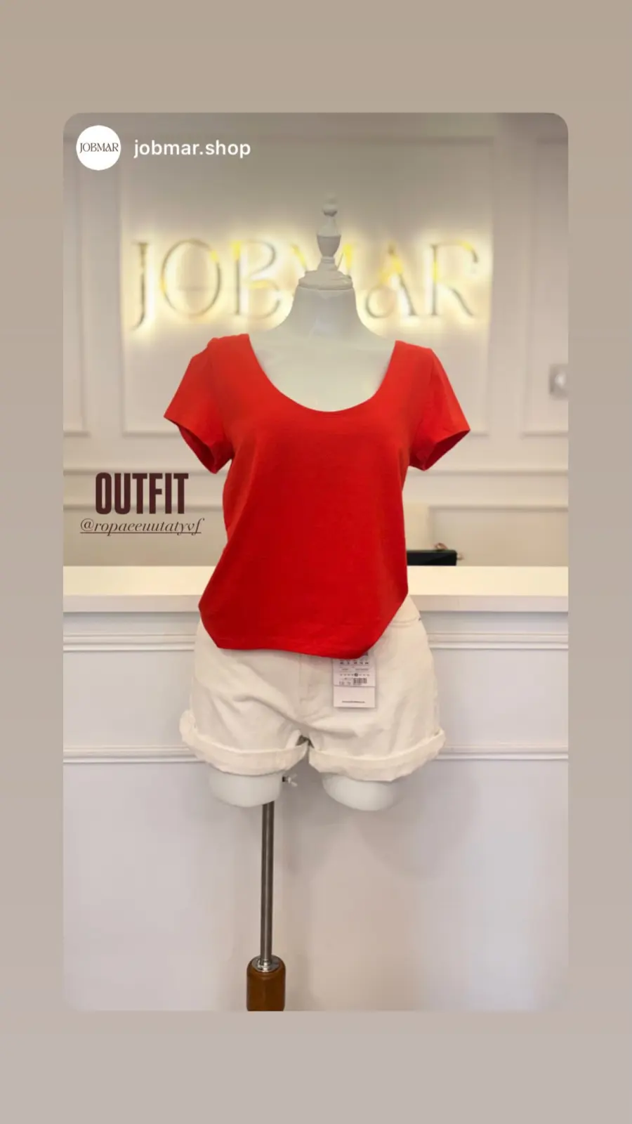 BLUZA ROJA GAP C/REDONDO DESCOTE ESPALDA (L)