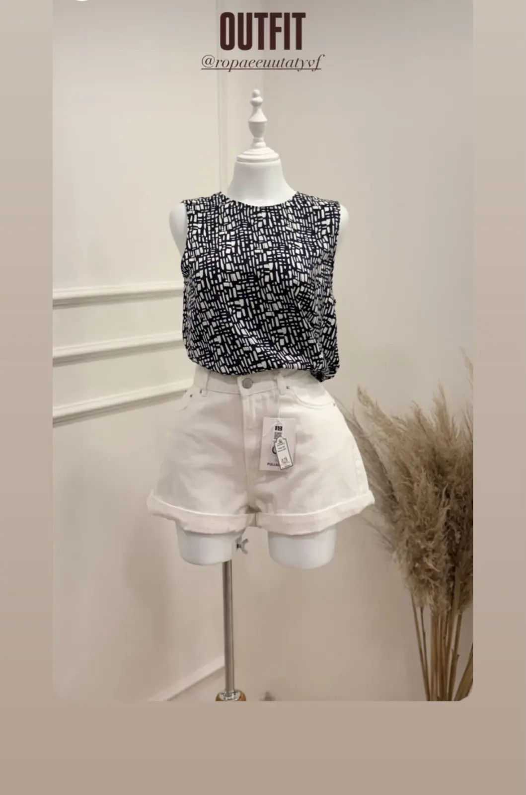 SHORT BLANCO JEANS 38