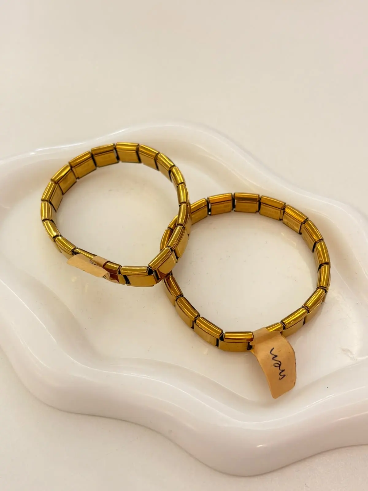 PULSERA TIPO RELOJ DORADA