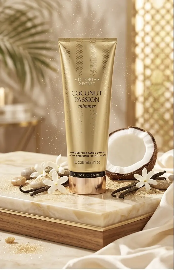 body lotion coconut shimmer