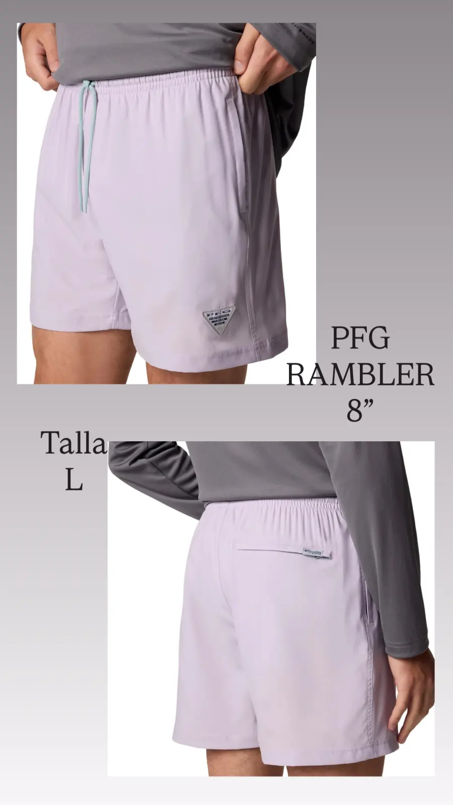 BERMUDA COLUMBIA  LILA TALLA L