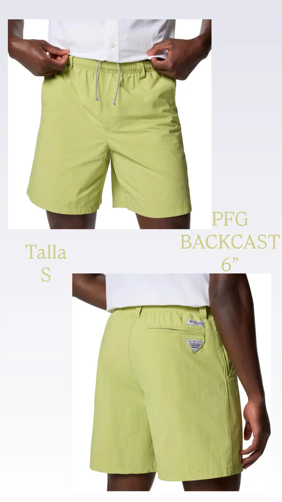 BERMUDA COLUMBIA  VERDE LIMOM TALLA S