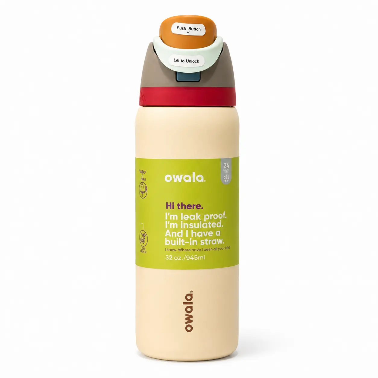 Termo Owala Beige