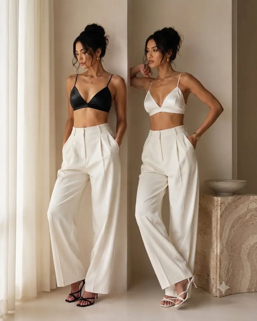 SOSTEN DE VESTIR SATIN BLANCO
