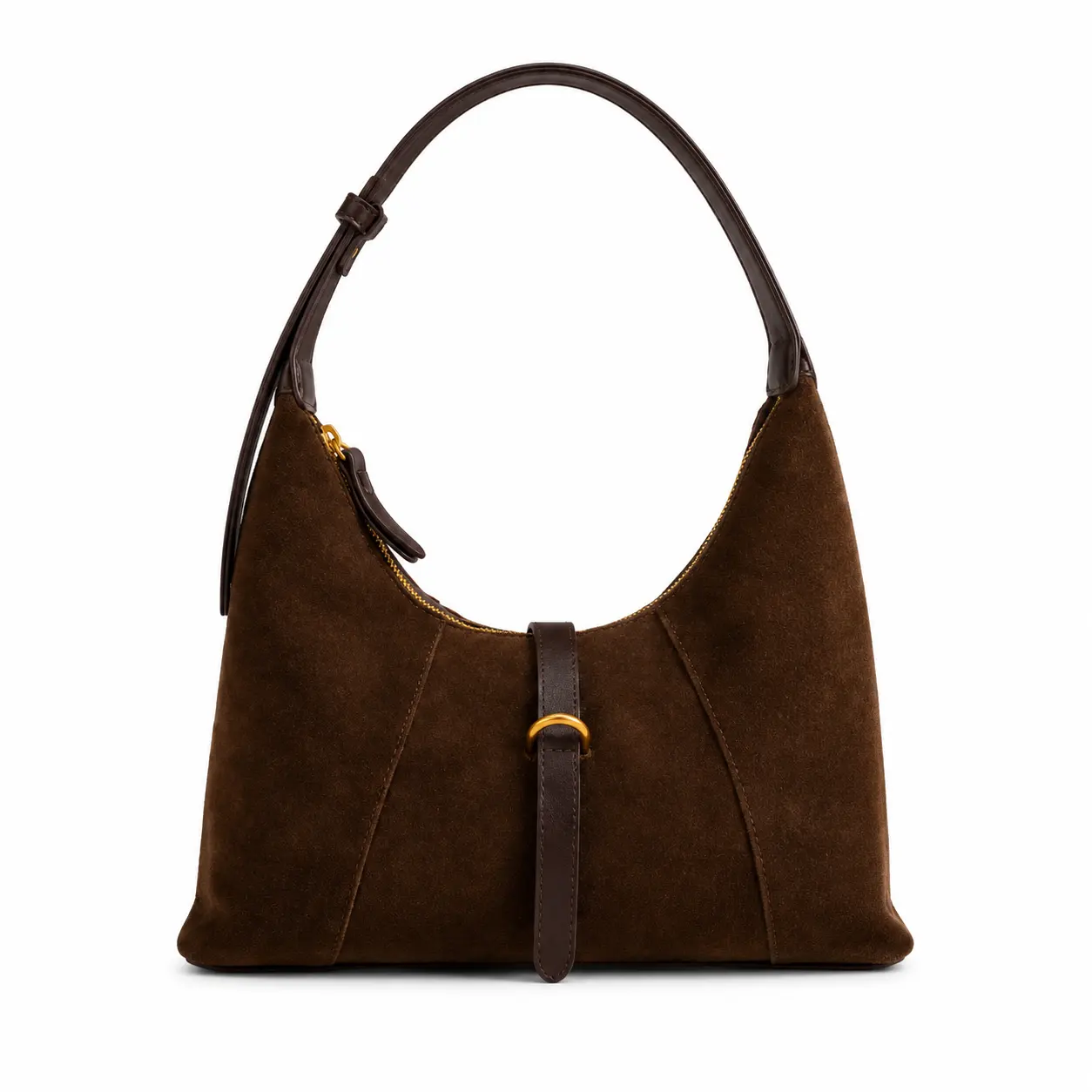Cartera Gamuza Café