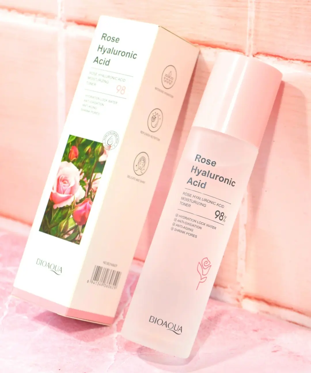 Tonico facial Rose Hyaluronic Acid Bioaqua