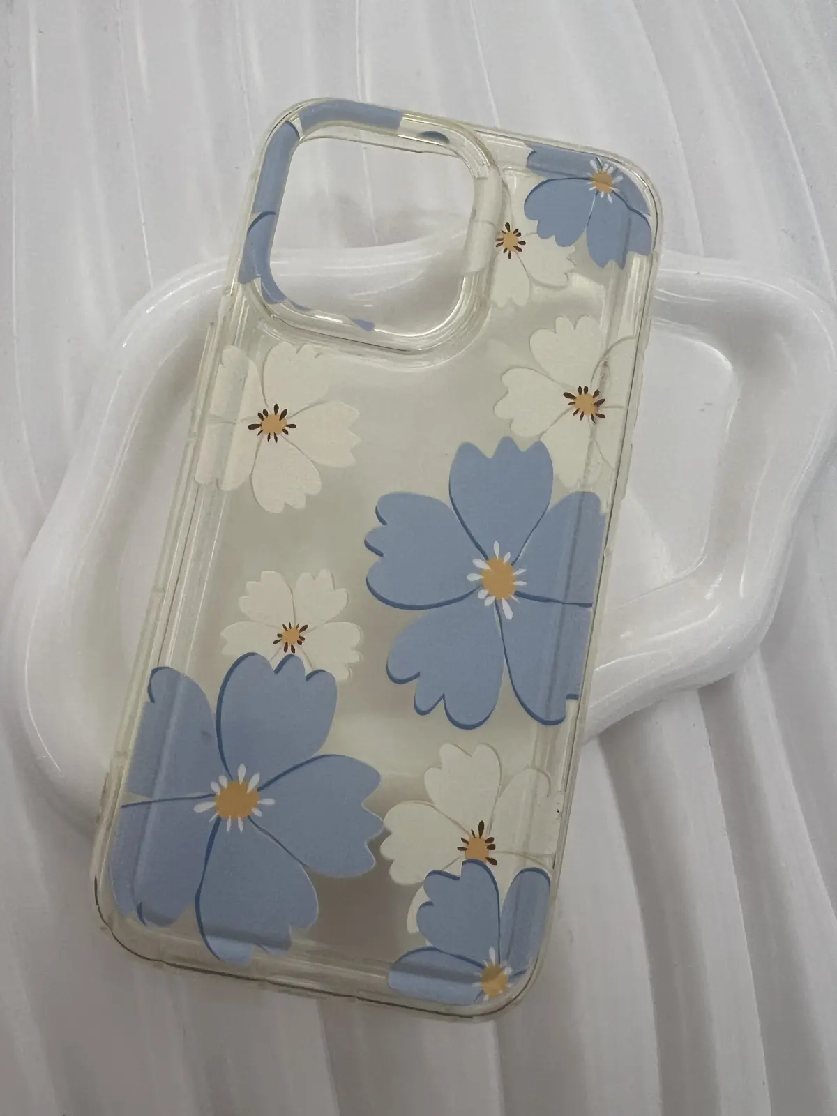 CASE 15 PRO MAX flores celeste