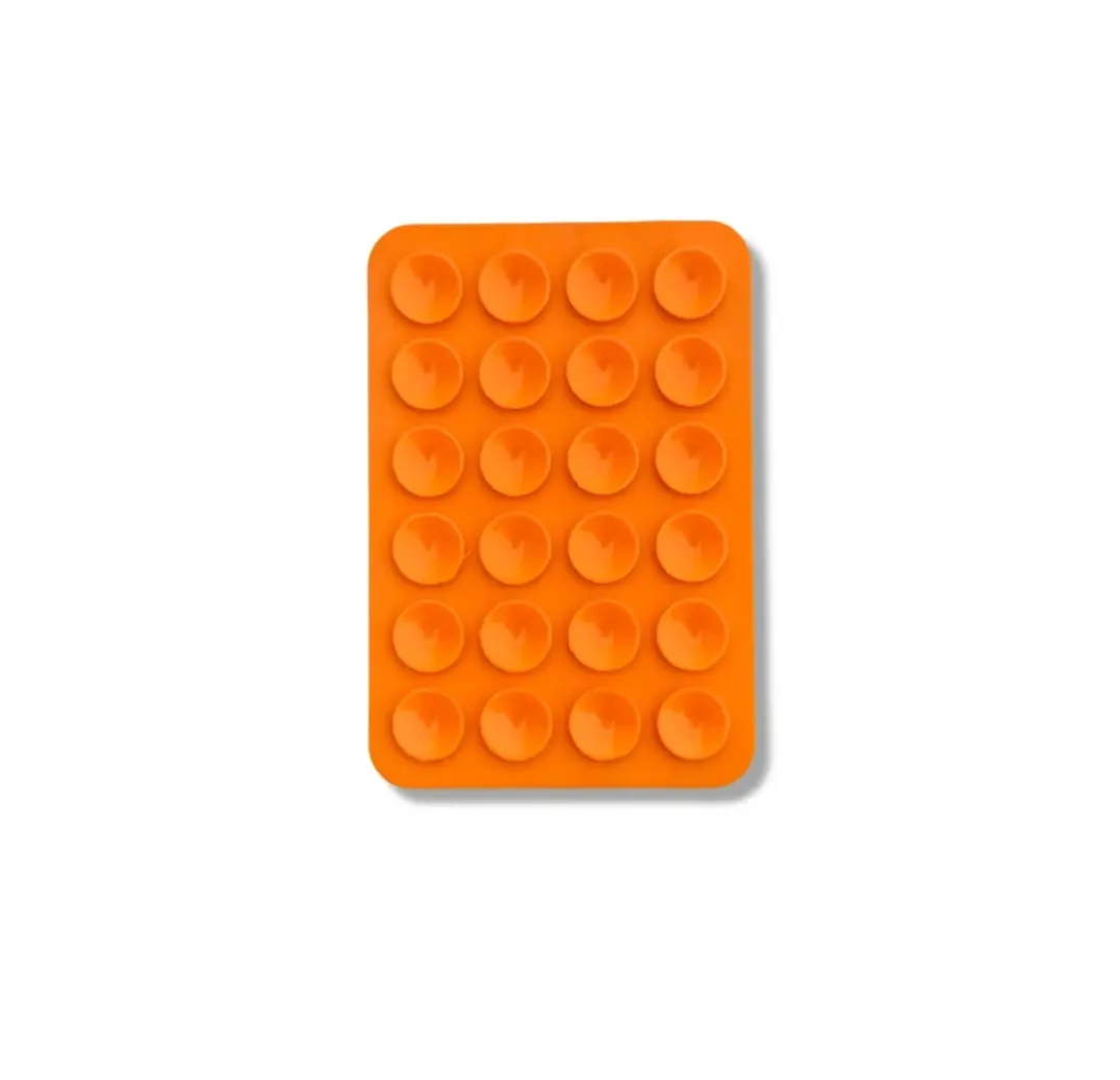 Ventosa para celular naranja
