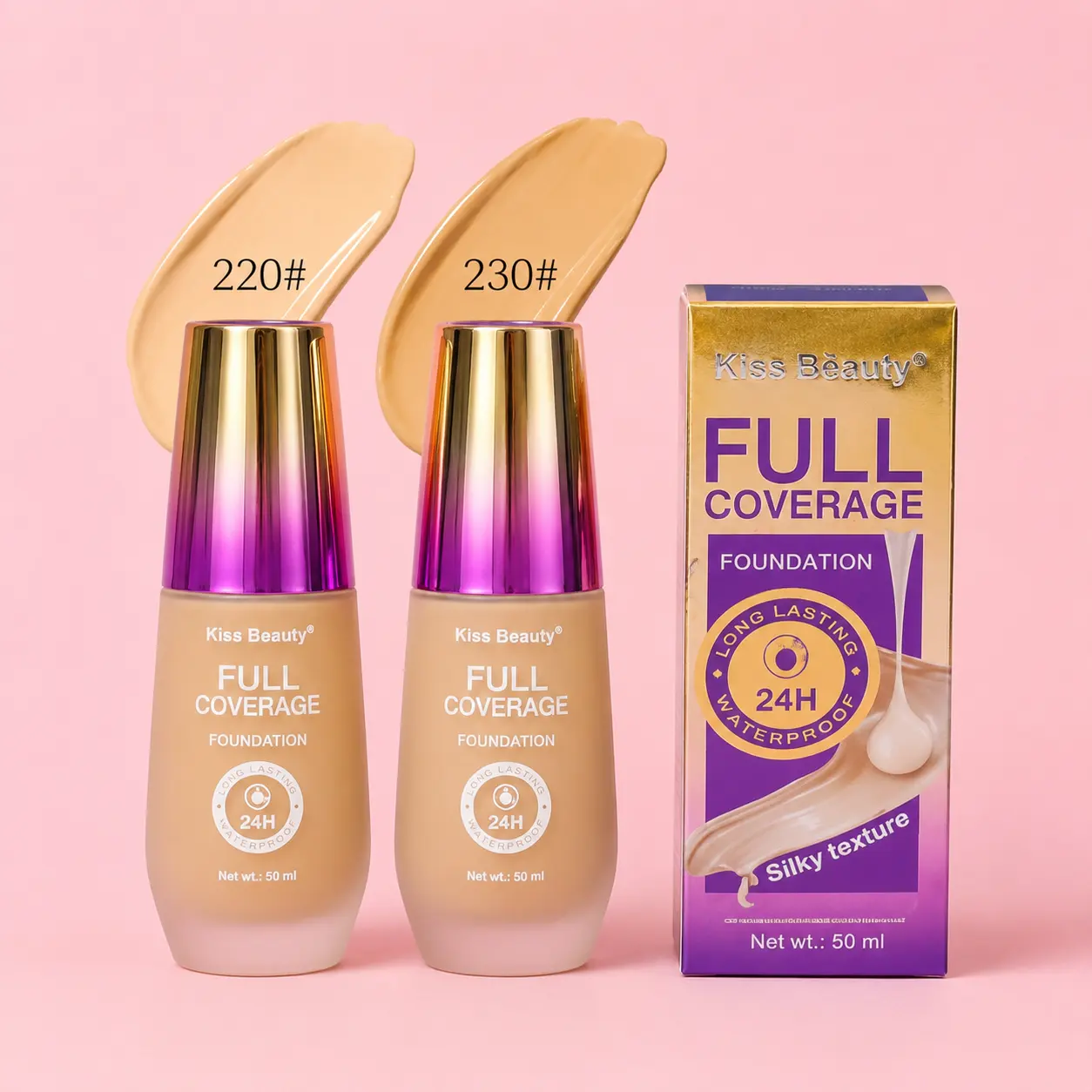 Base full coberage kiss Beauty 230