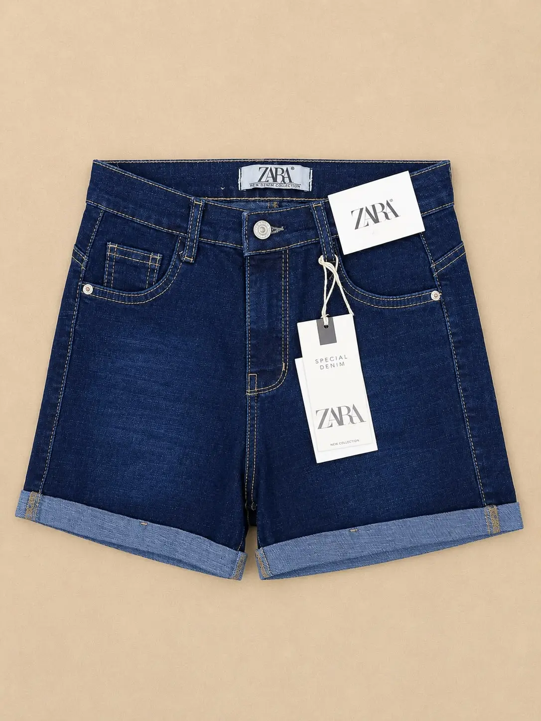 Shorts Azul Oscuro Jeans talla 10