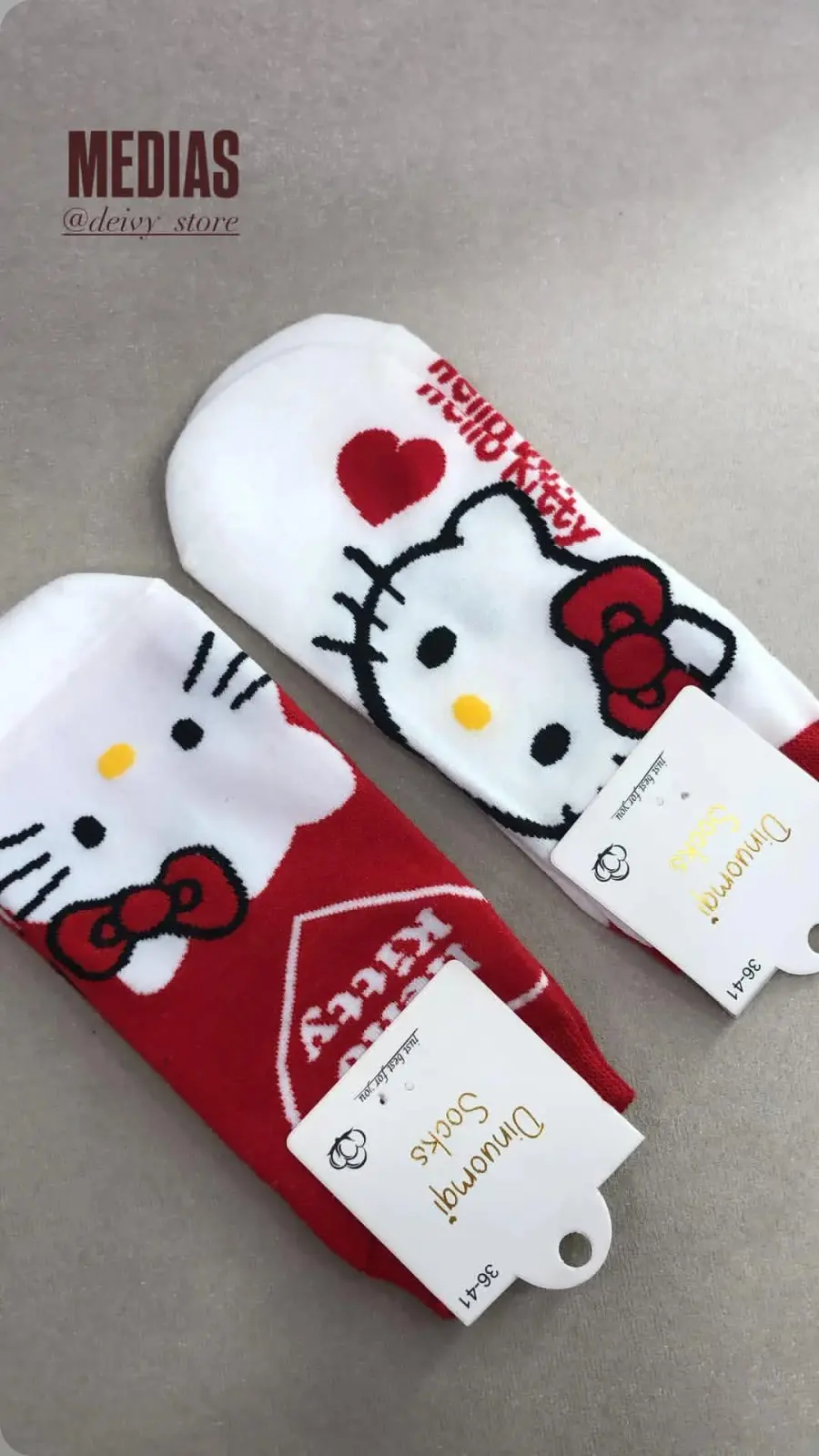 tobillera hello Kitty roja /blanca
