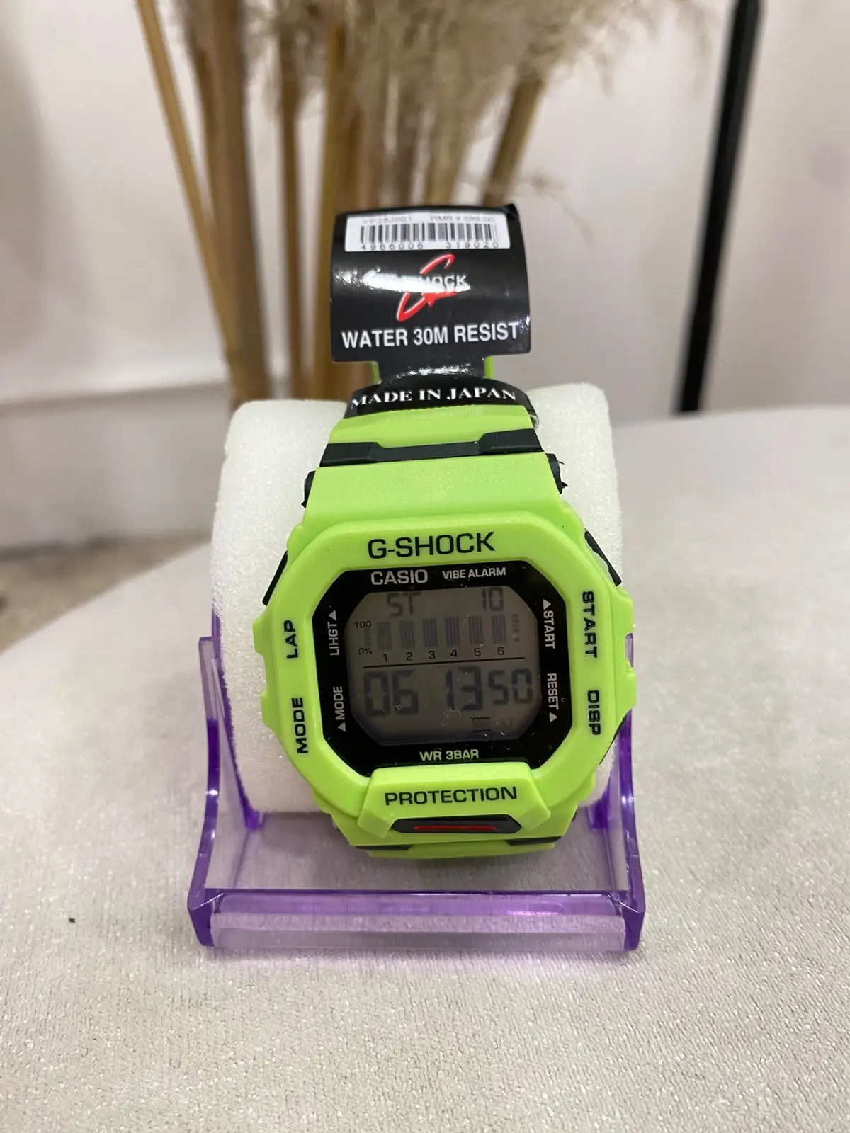 Reloj casio verde fosforecente
