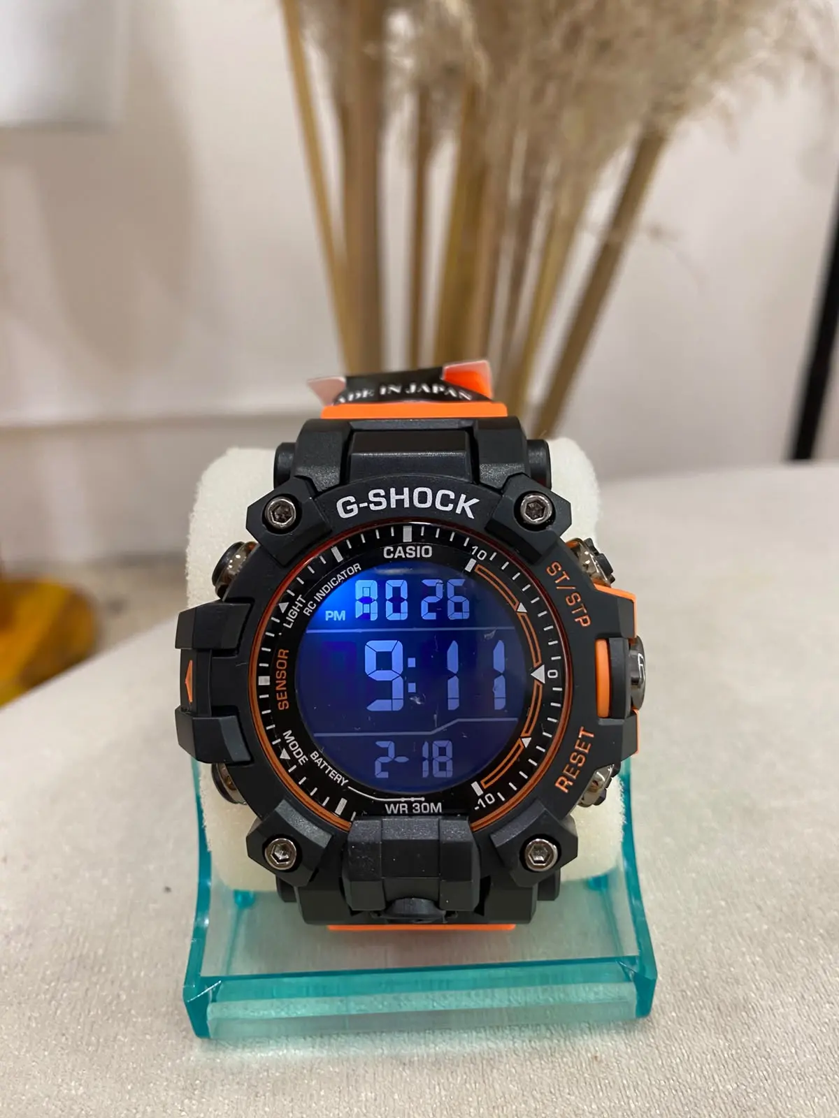 Reloj casio naranja fosforecente