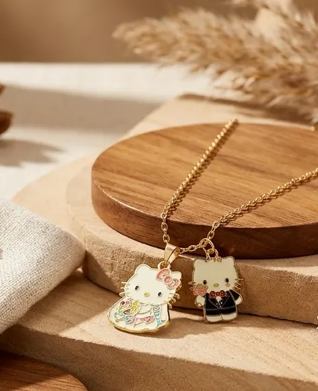 SET COLLARES HELLO KITTY NOVIOS
