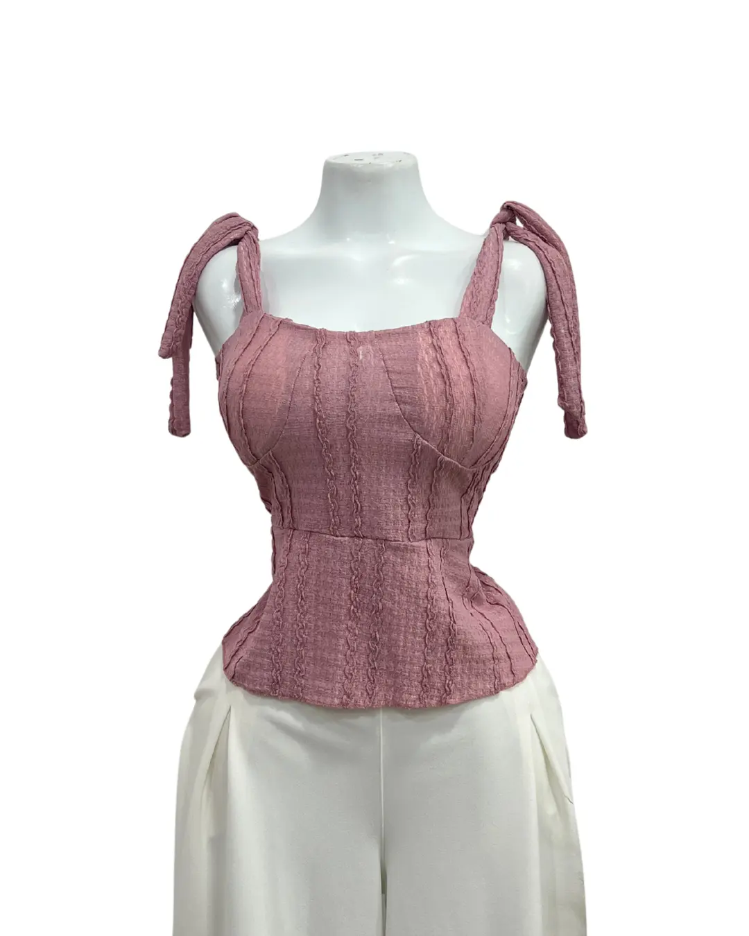 Blusa de tiras palo de rosa talla S/M