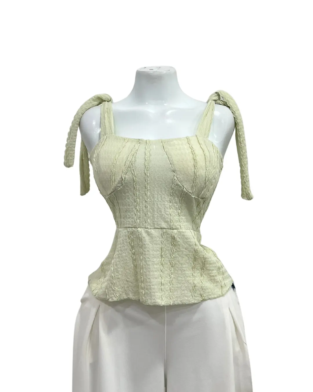 Blusa de tiras verde agua talla S/M