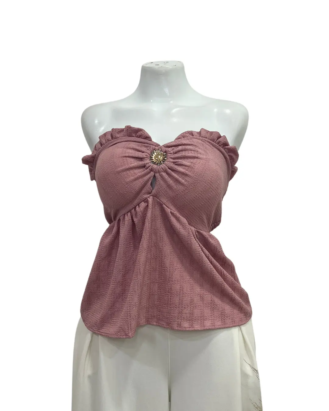 Blusa de sol palo rosa talla S/M