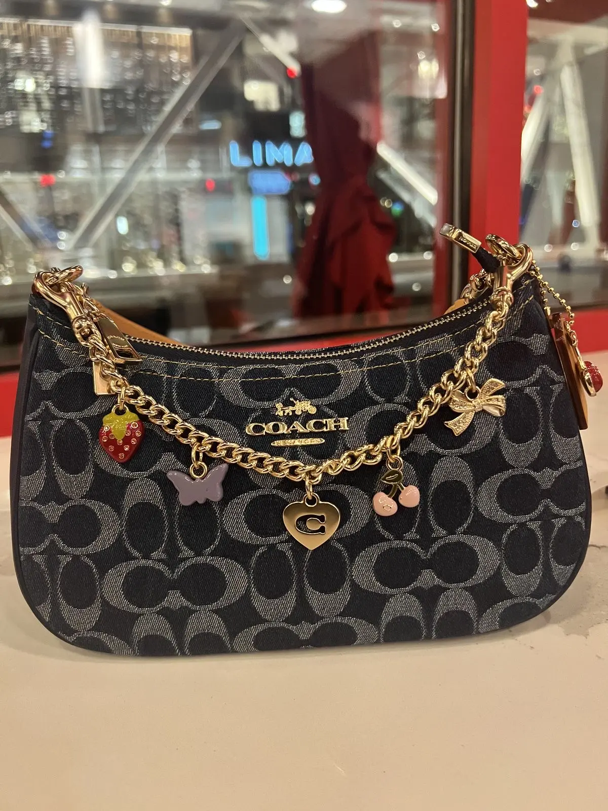 COACH GARDEN BAG CHARM