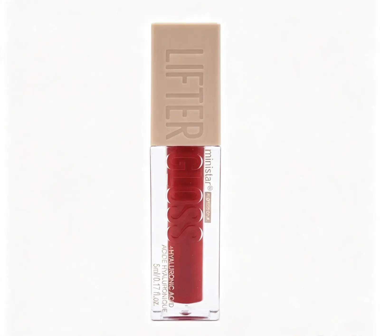 Gloss con acido hialuronico dupe de Maybelline tono 08