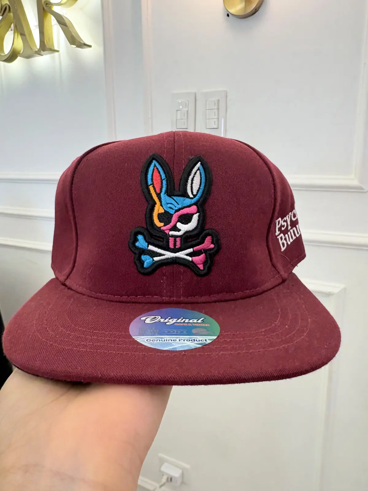 gorra concho de vino plana Psycho bunny