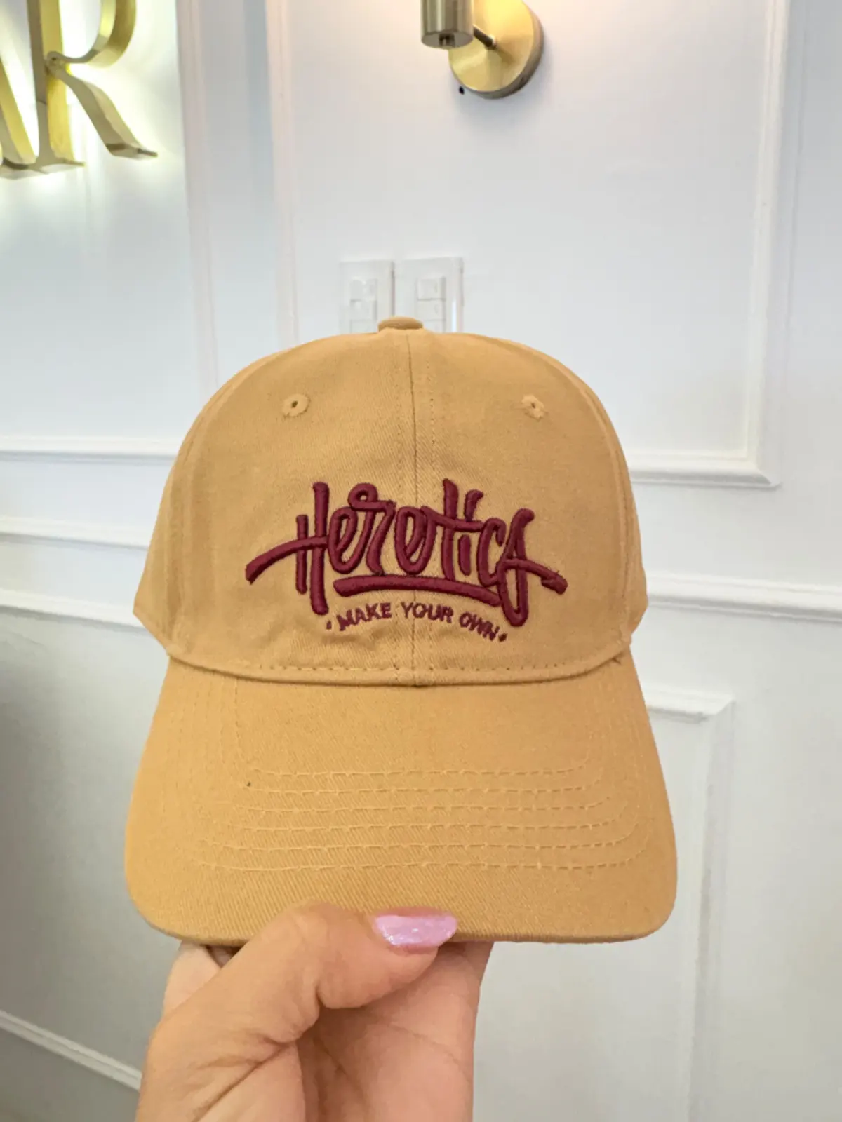 Gorra Heretica beige
