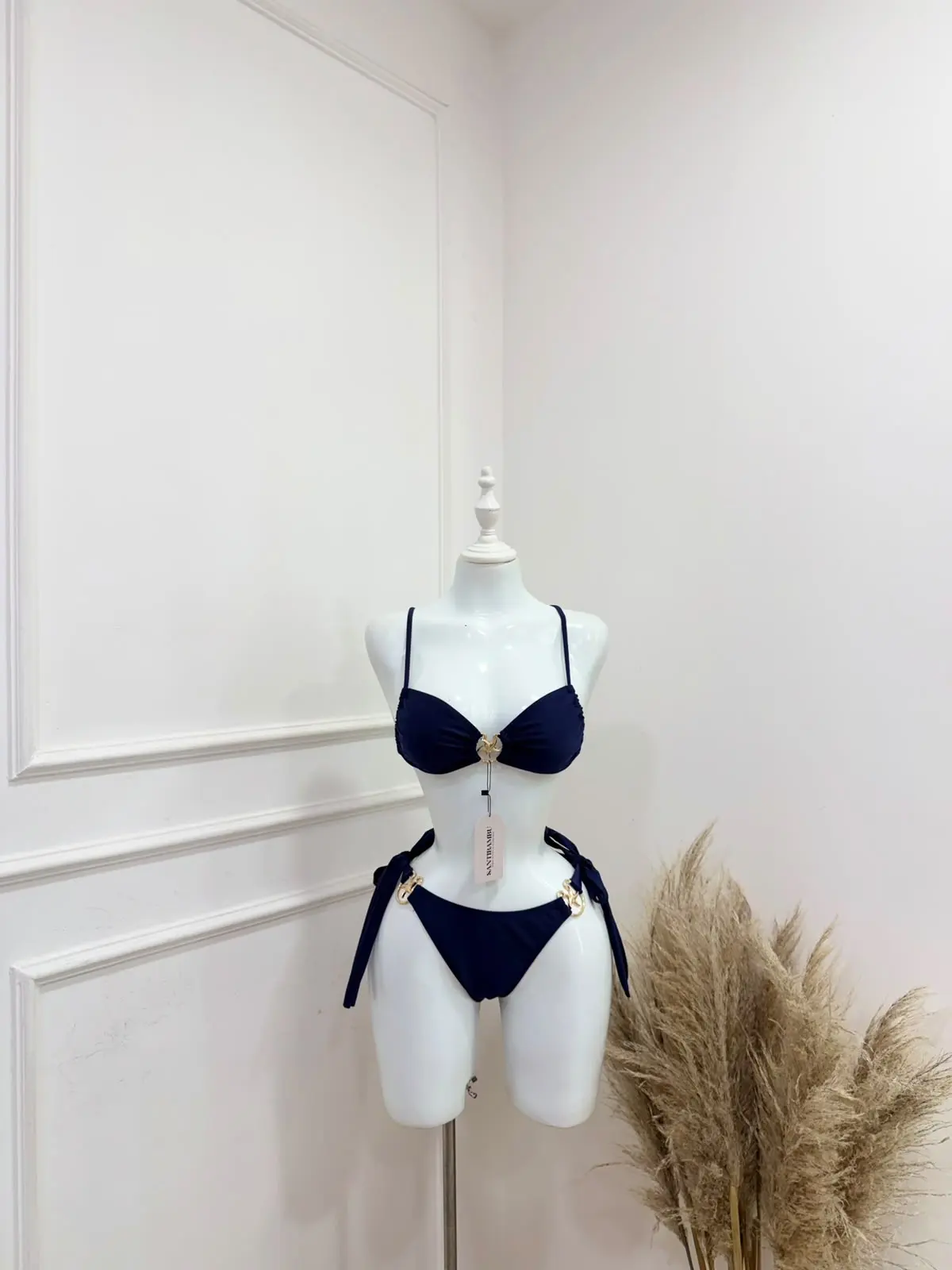 Traje de baño azul 2 piezas talla M
