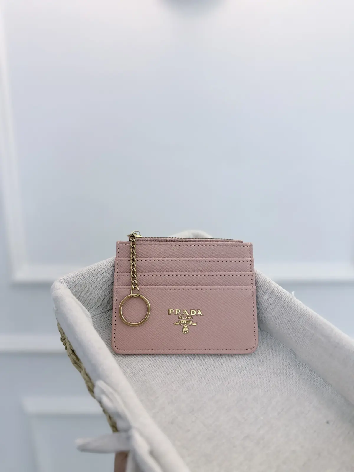 Tarjetero Prada Rosado