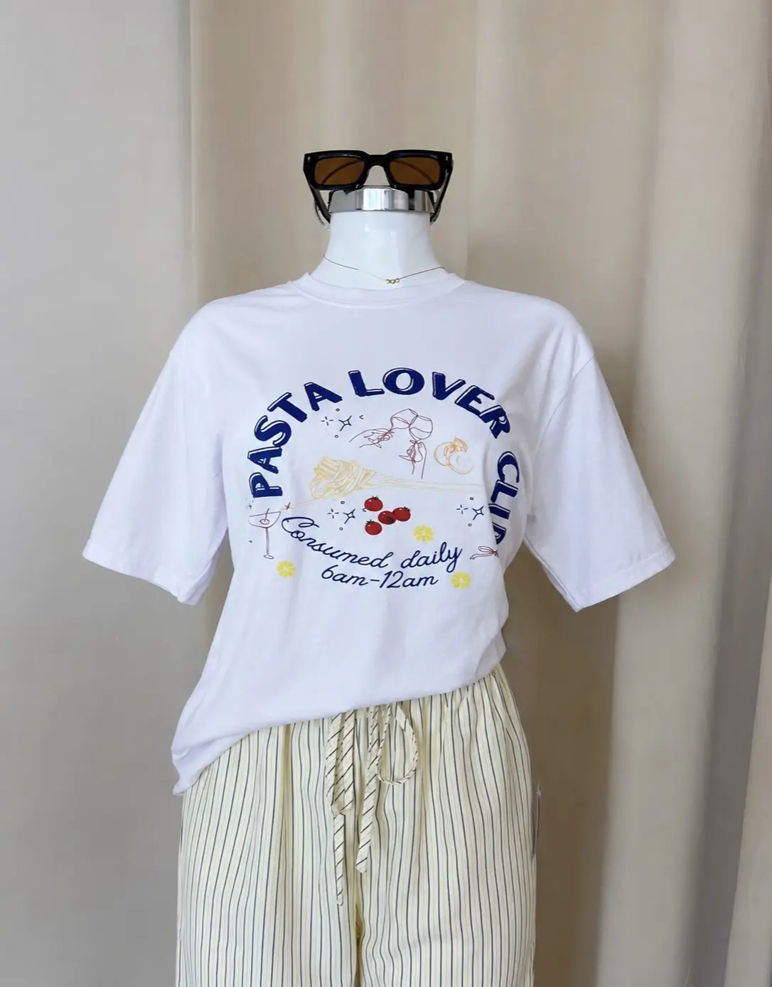 GRAPHIC TEE PASTA LOVER TALLA L