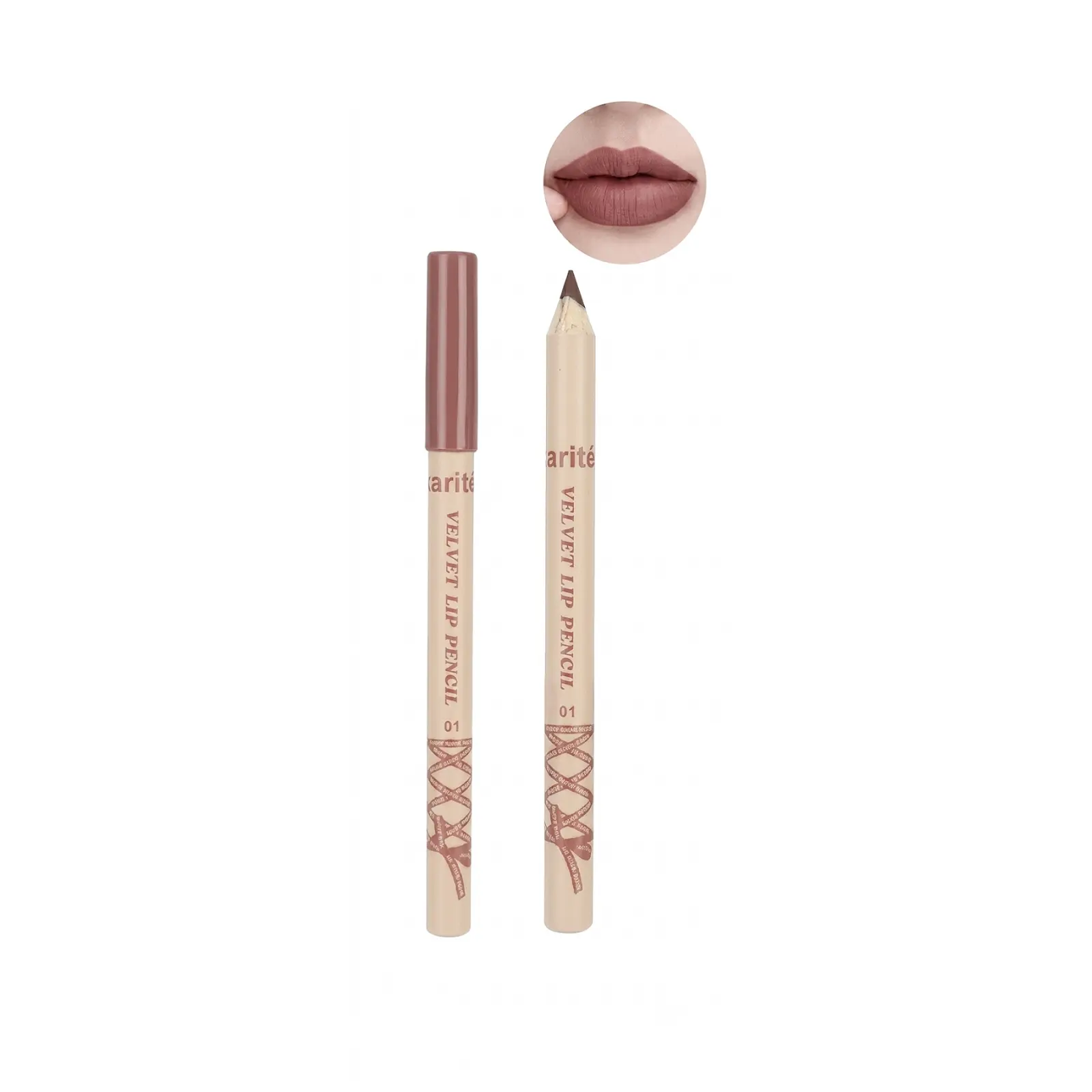 Maquillaje Delineadores de Labios Karite Creamy lip pencil tono 01