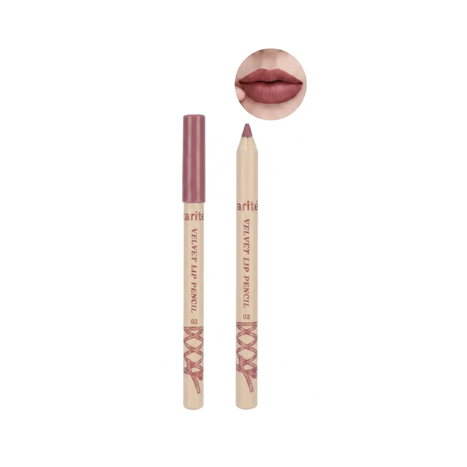 Maquillaje Delineadores de Labios Karite Creamy lip pencil tono 02