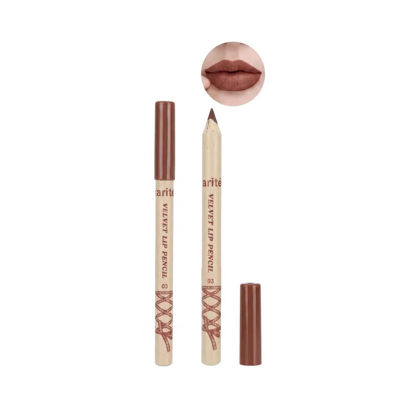 Maquillaje Delineadores de Labios Karite Creamy lip pencil tono 03