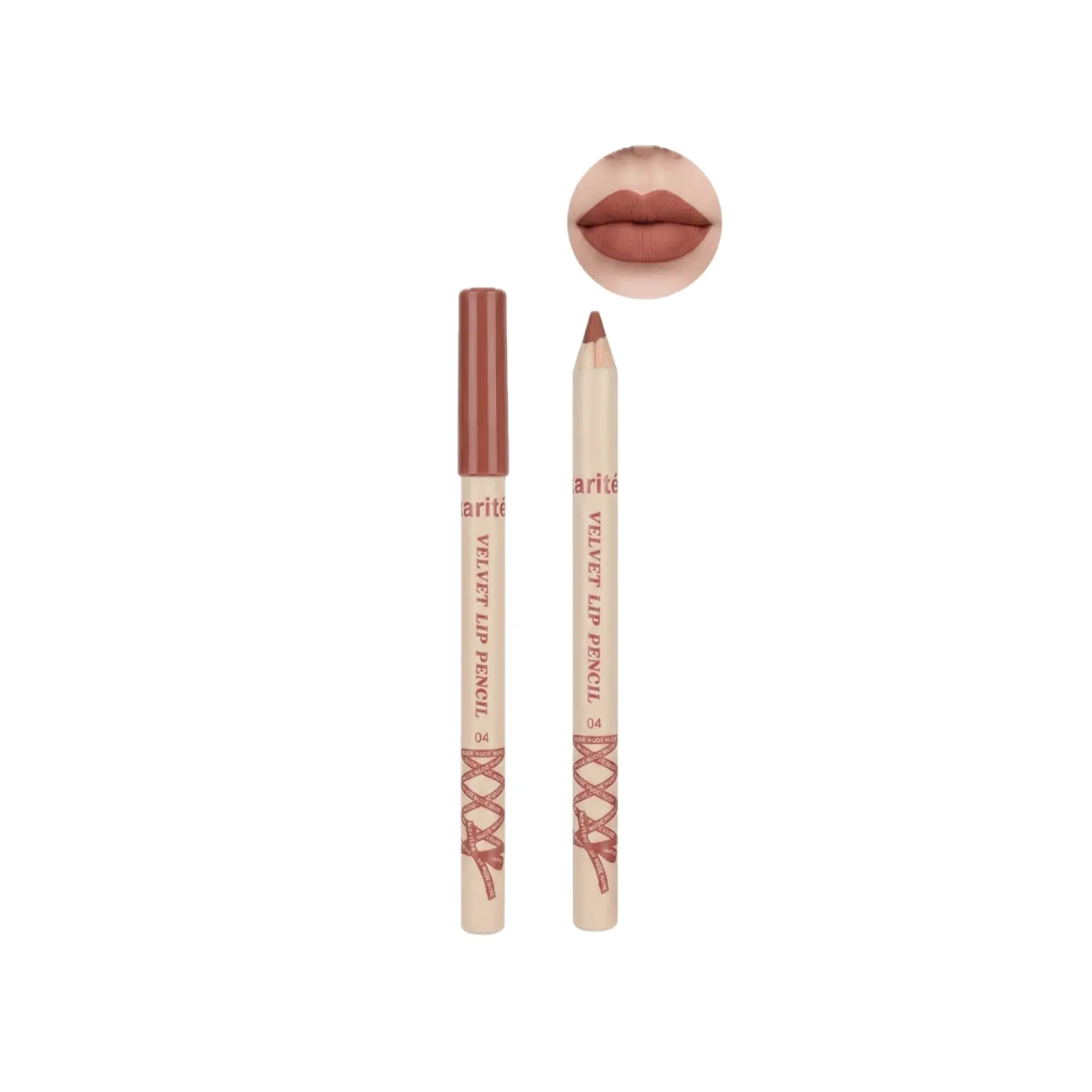 Maquillaje Delineadores de Labios Karite Creamy lip pencil tono 04