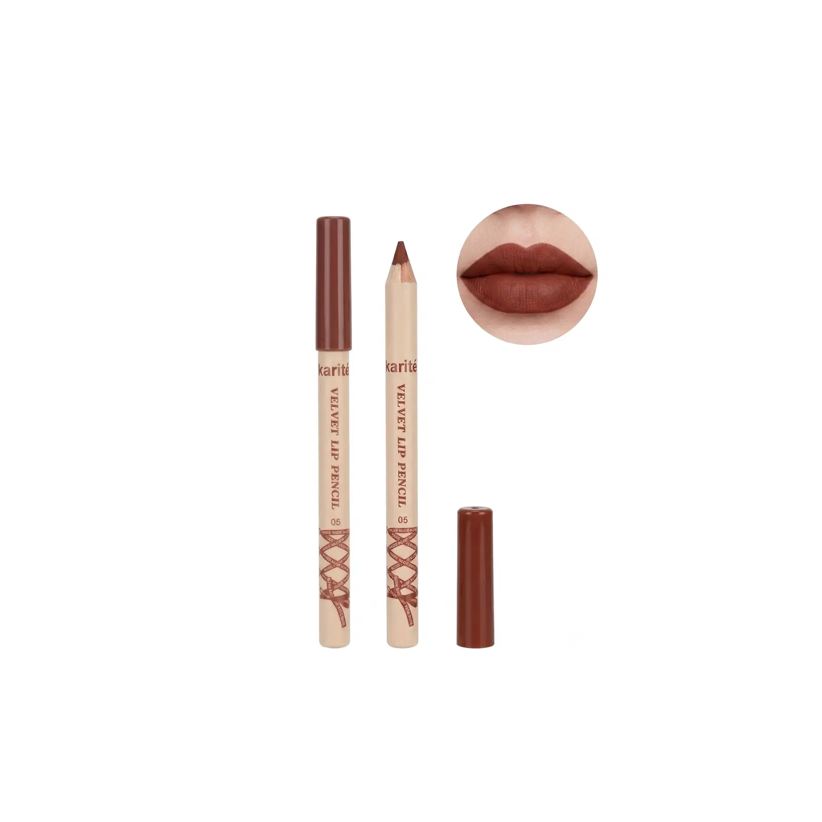 Maquillaje Delineadores de Labios Karite Creamy lip pencil tono 05