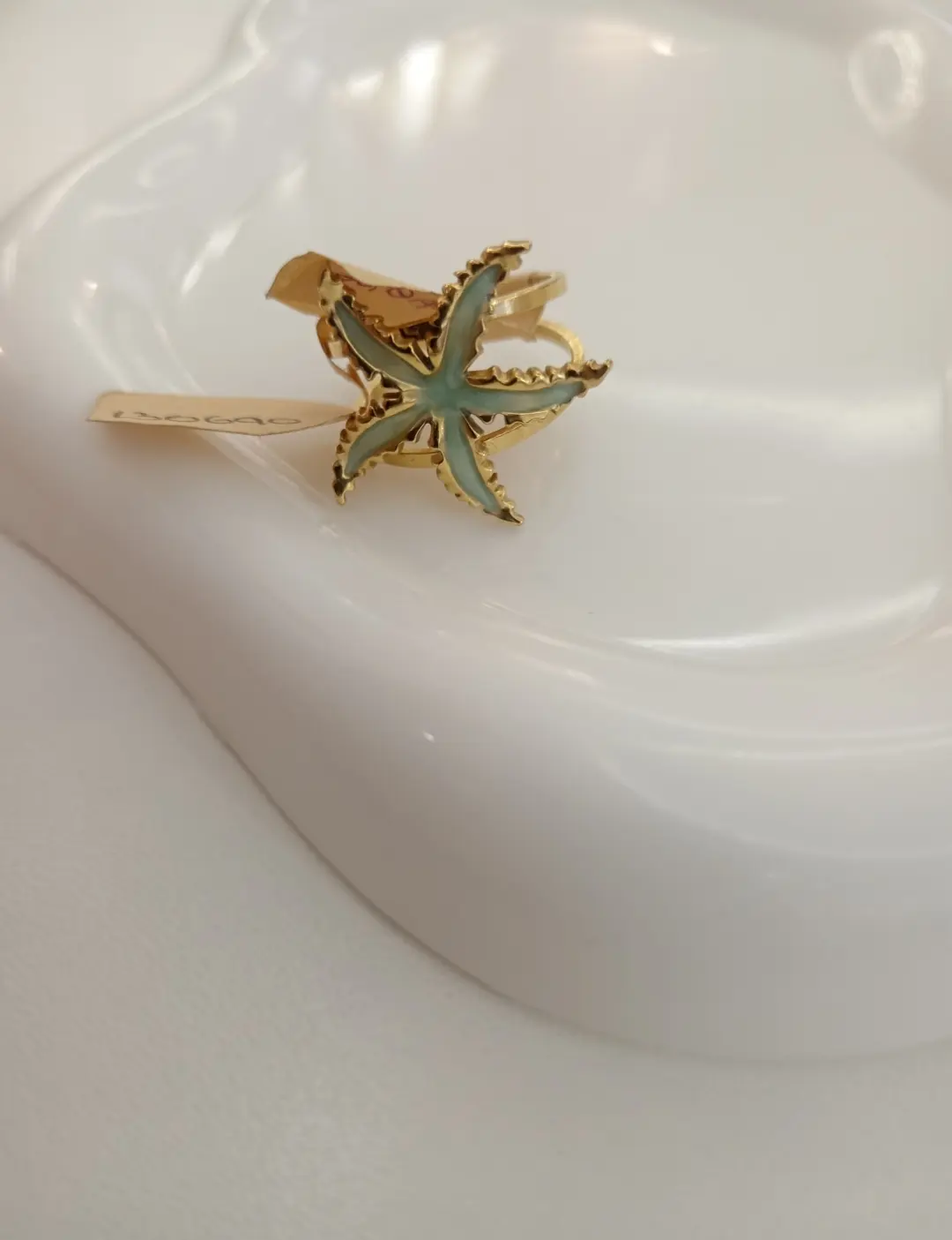 Anillos ASQ5 estrella turquesa