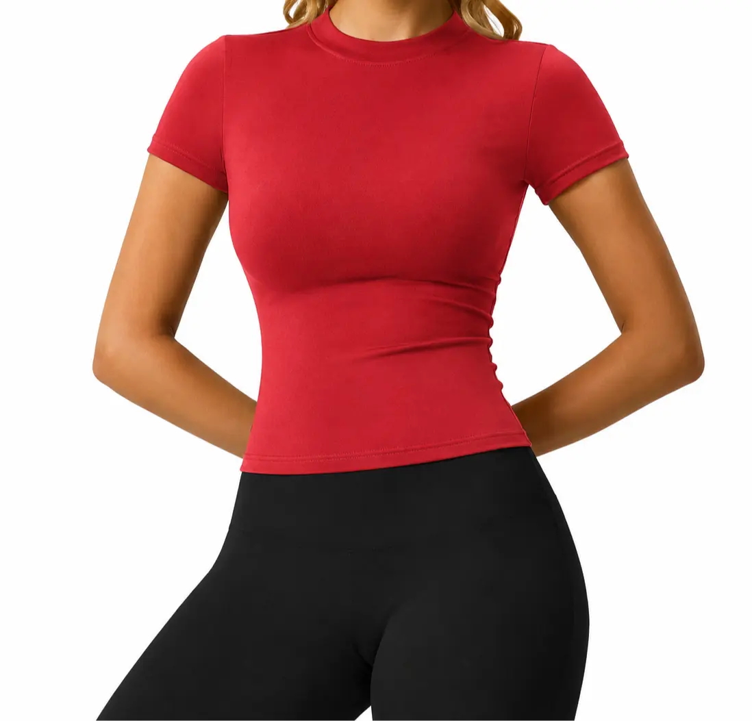 Polo compresor Rojo Talla M