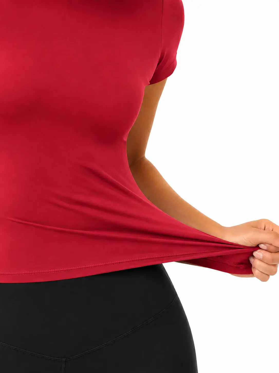 Polo compresor Rojo Talla M