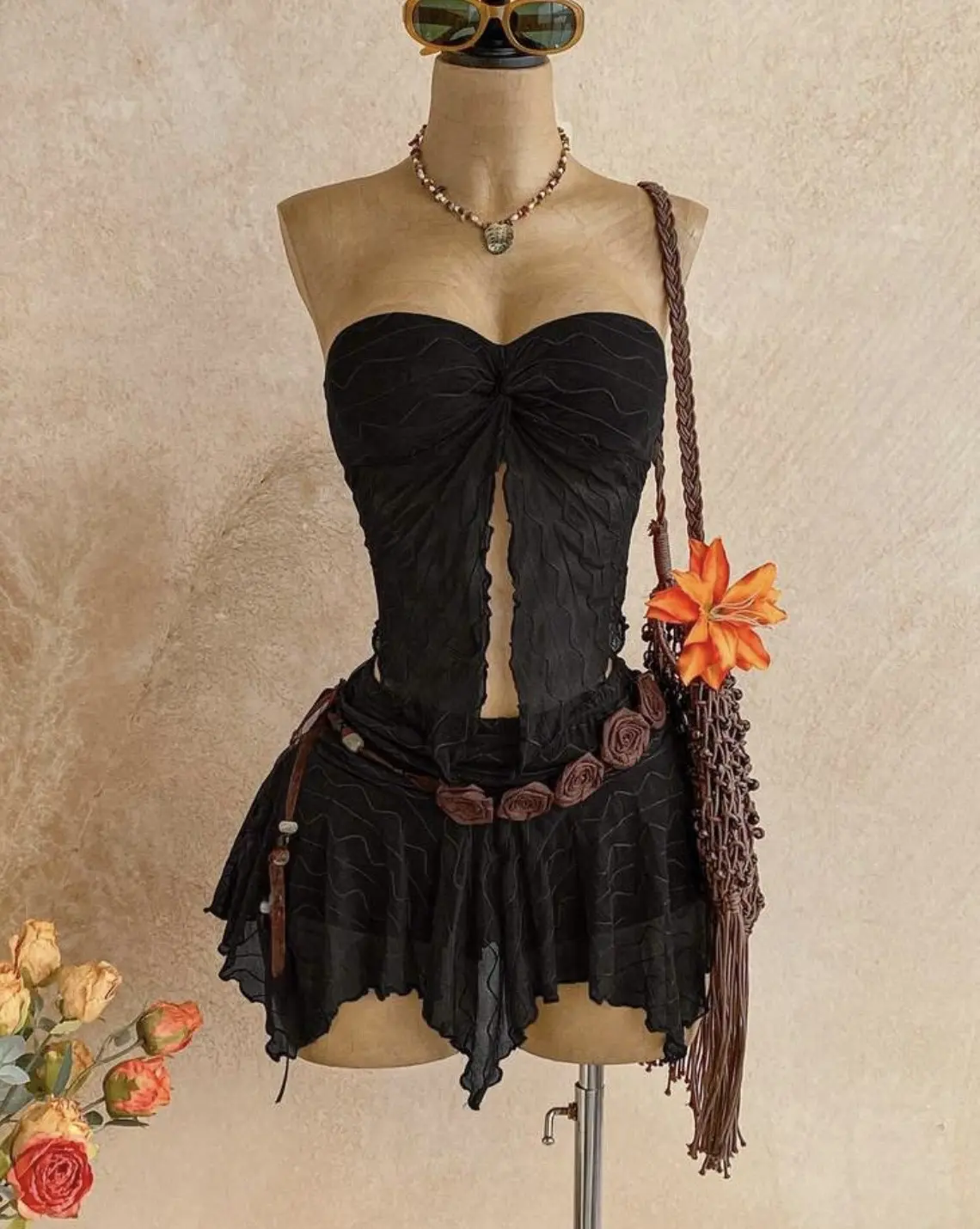 Conjunto negro talla S
