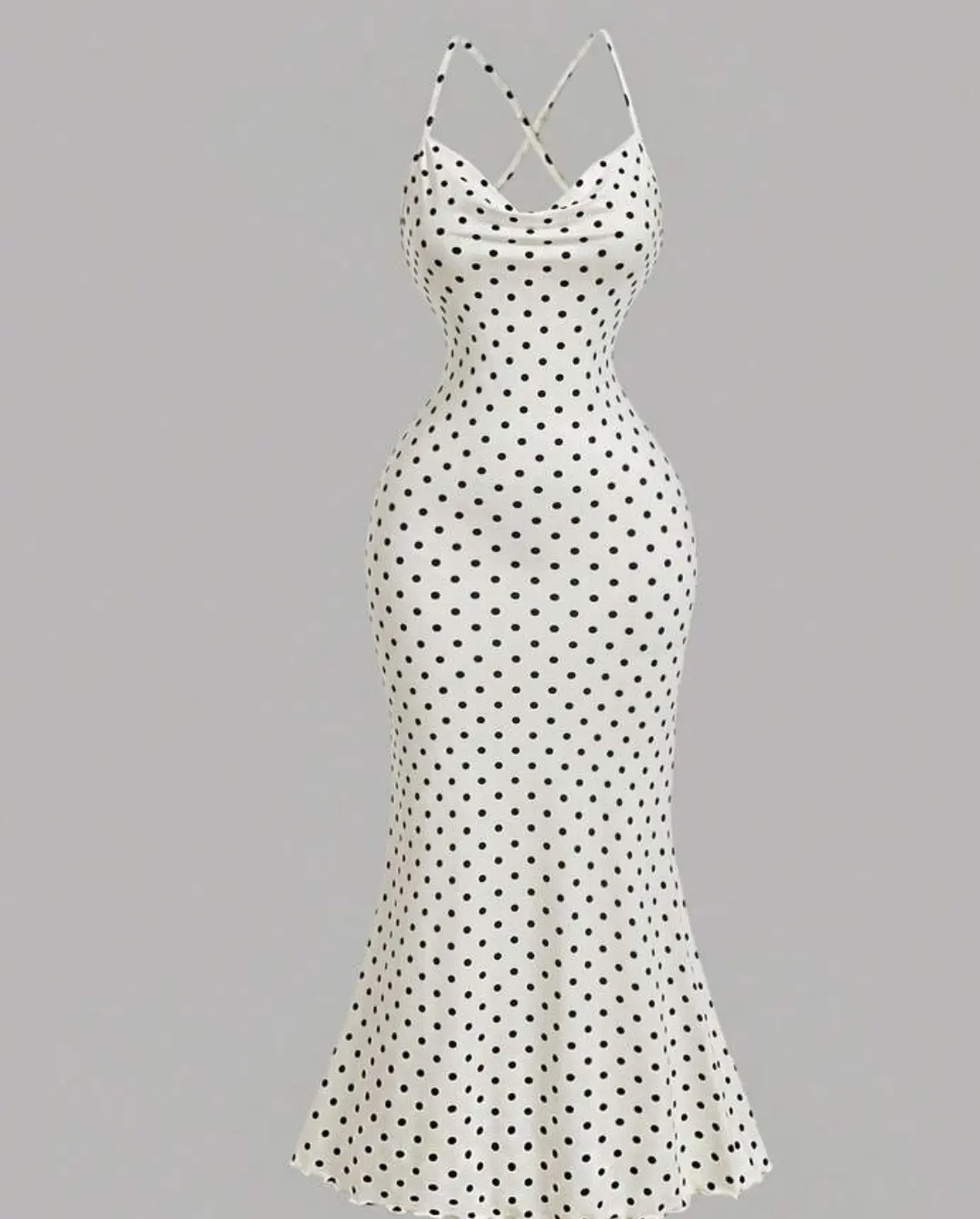 Vestido puntos largo talla xs