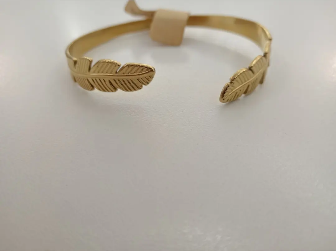 Pulsera SQP7 brazalette plumas
