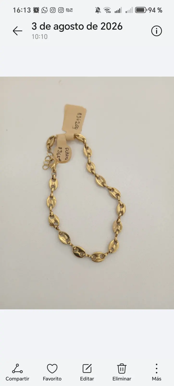 Pulsera SQP4 gucci