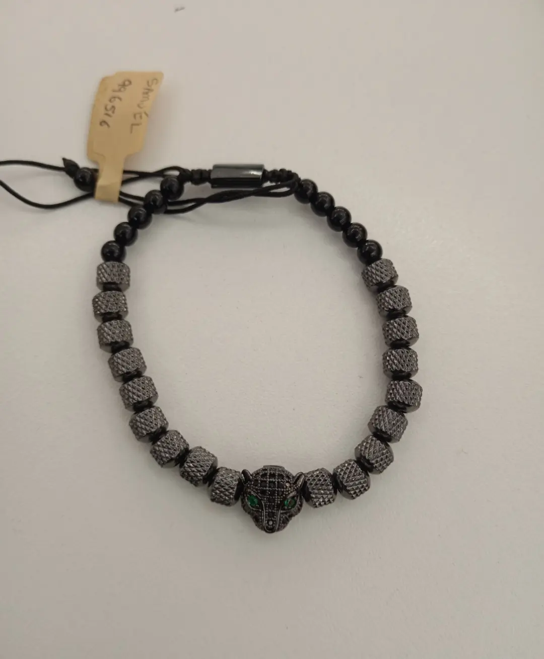 PULSERA PK10 negra de pantera