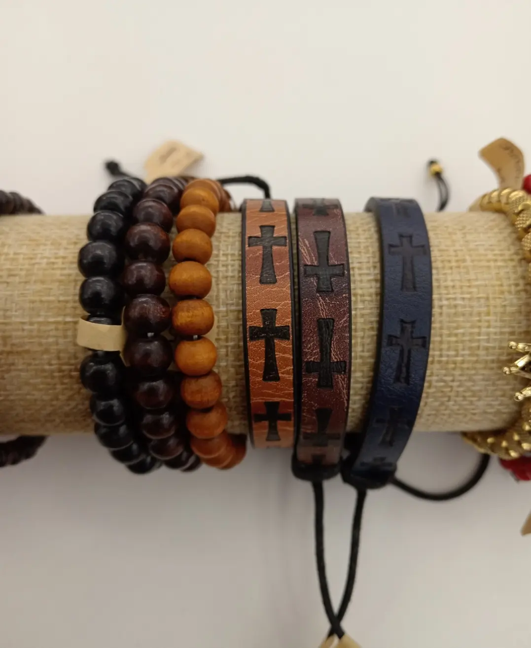 Pulsera madera cafe