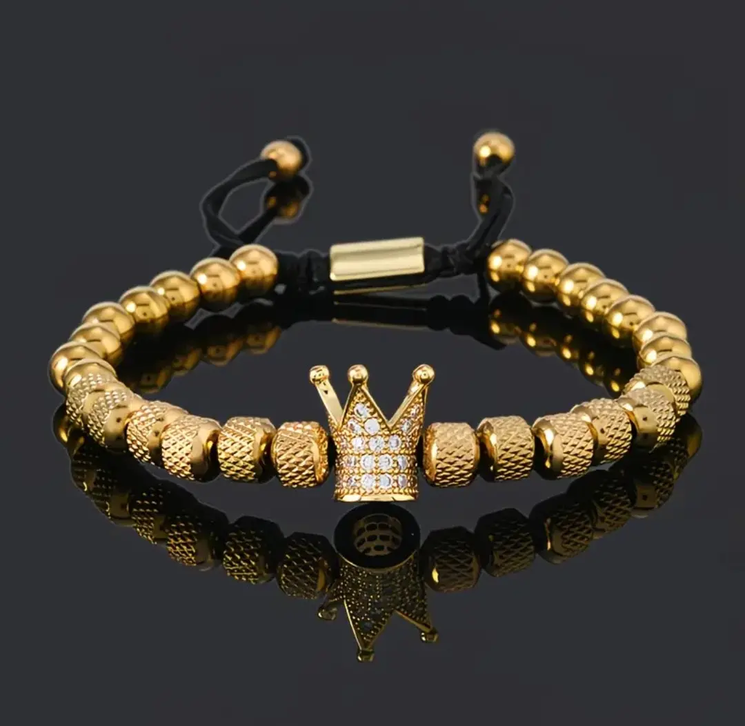 pulsera de corons blsncs dora