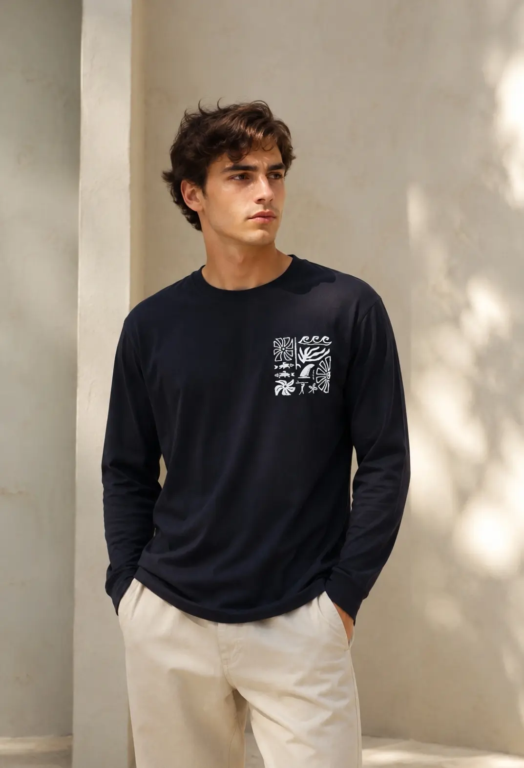 CAMISETA BUSO NEGRO HOMBRE TALLA XL