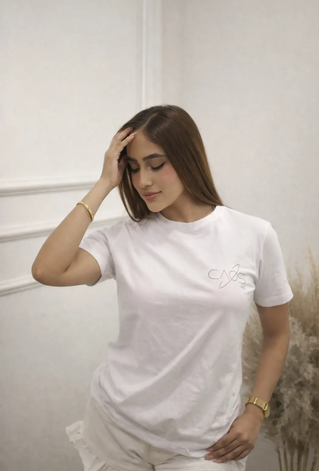 Camiseta blanca CAOs pajaros talla m