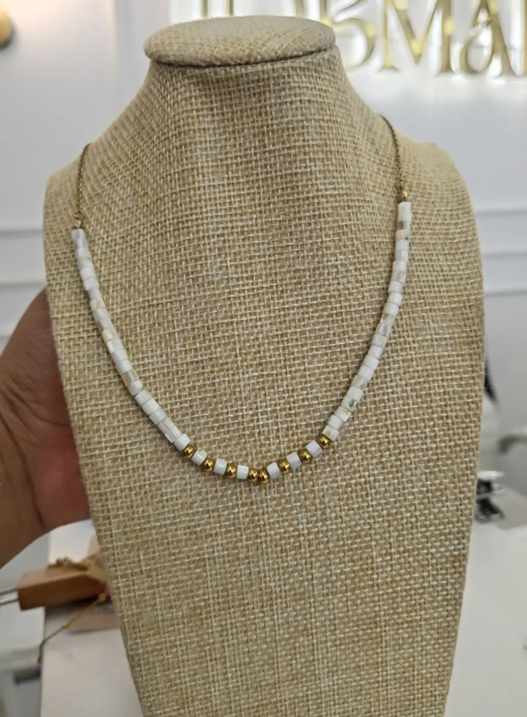 Collar nacar SQC6