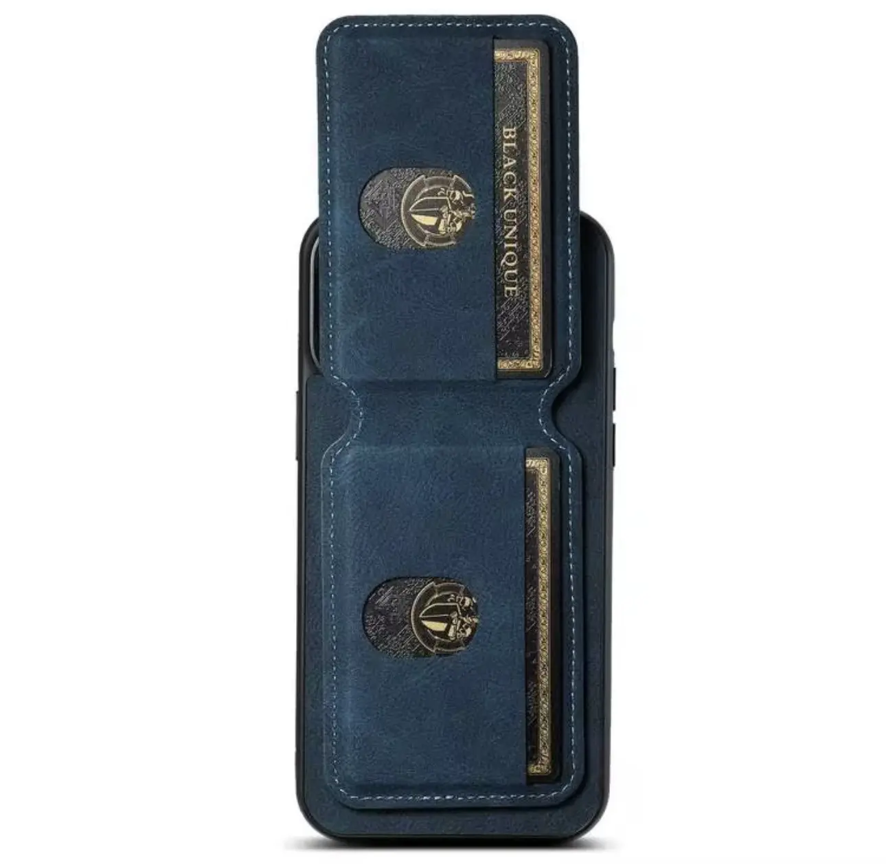 MEN’S IPHONE CASE 14 PRO AZUL CON TARJETERO Y SOPORTE