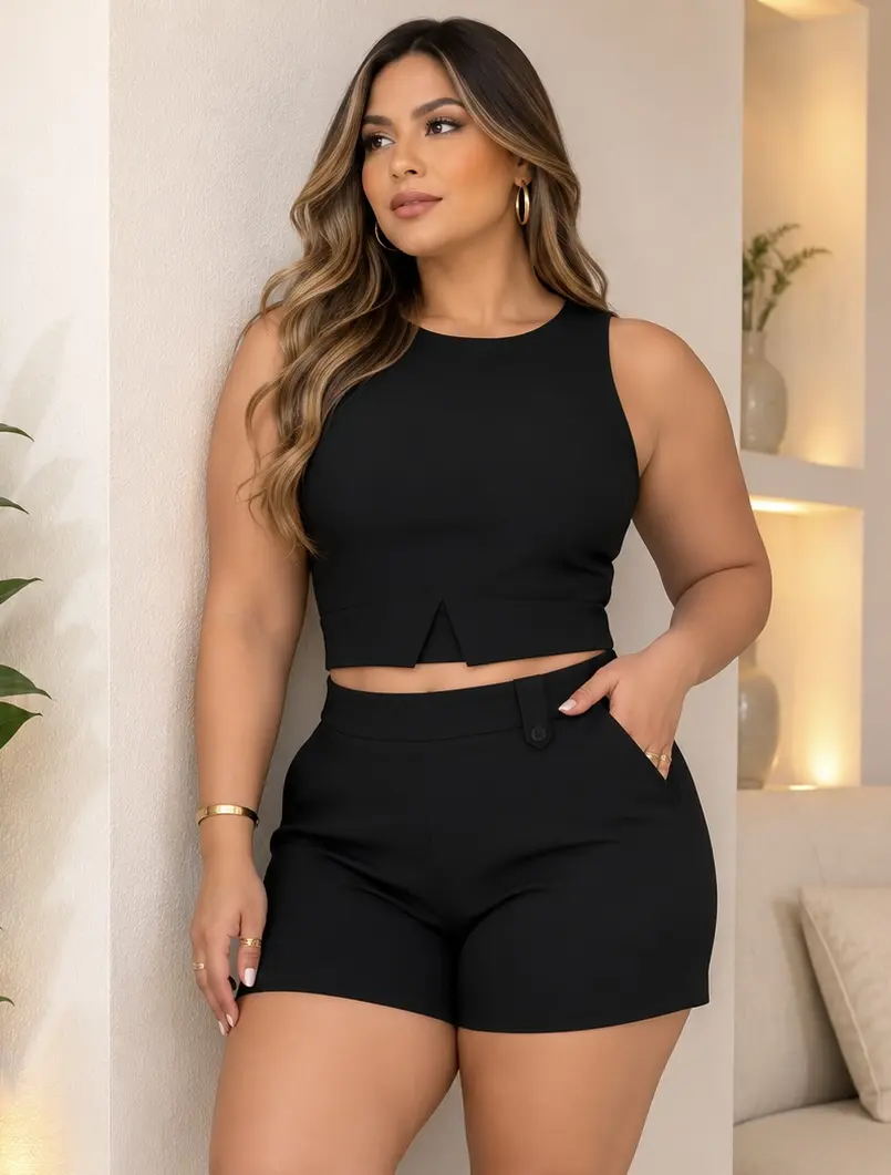 CONJUNTO NEGRO TALLA L