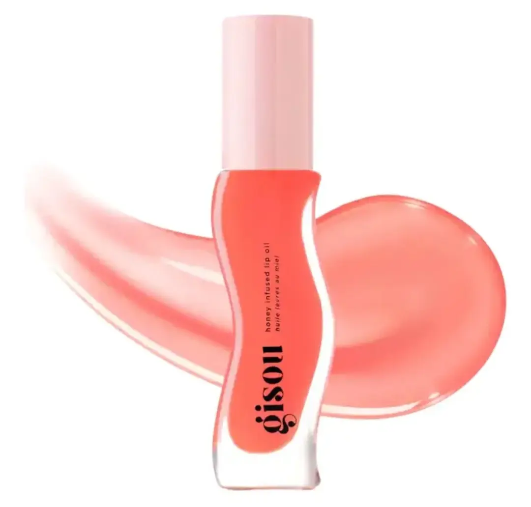 Lip gloss Gisou tono Bee-llini Peach