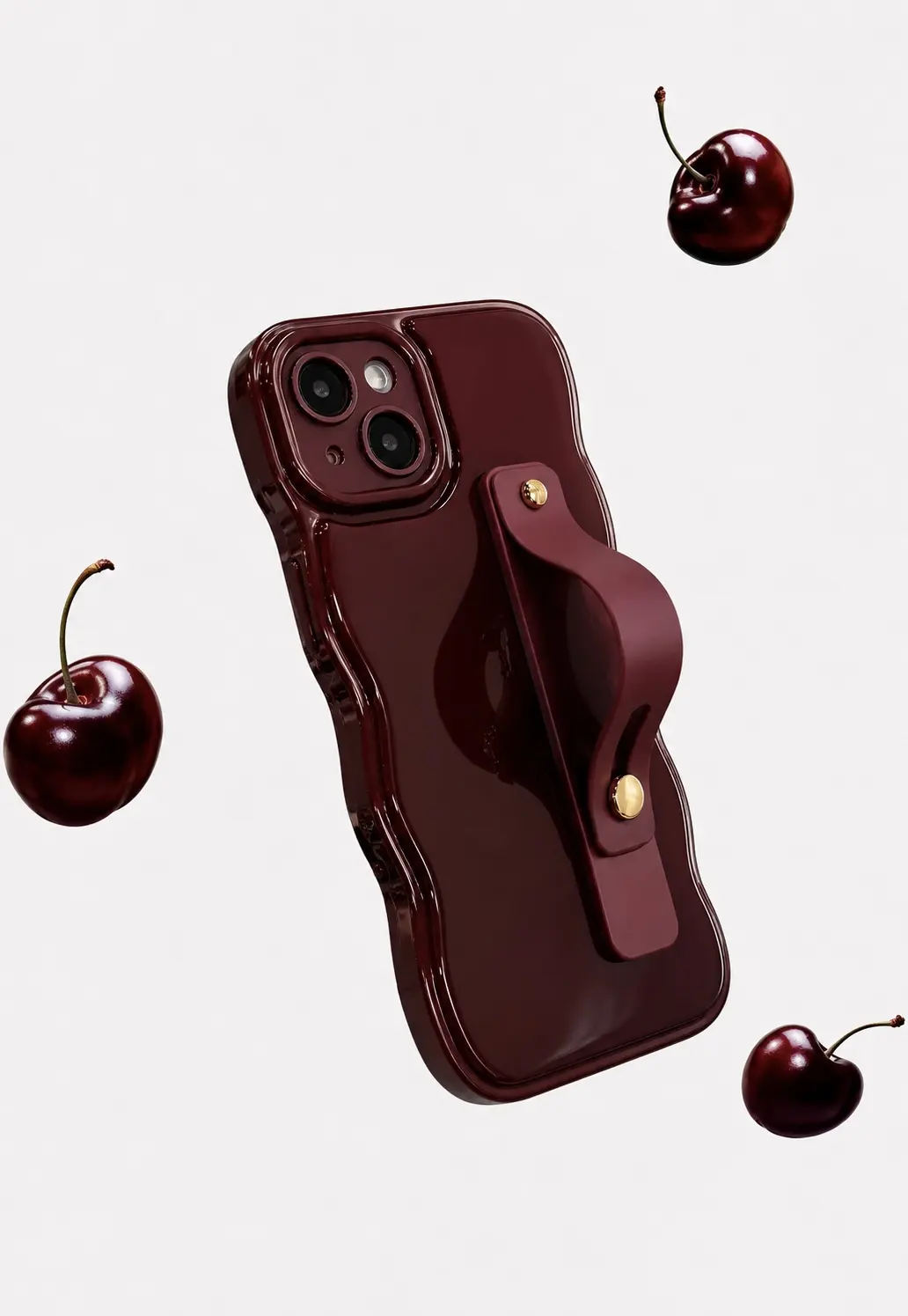IPHONE CASE 13 PRO MAX VINO CON MANIGUETA